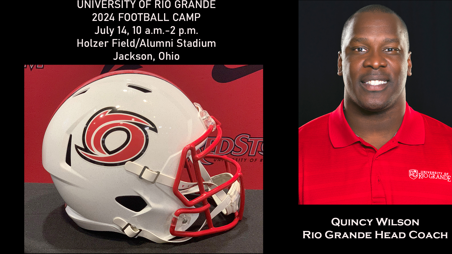 Rio Grande to host one-day football camp