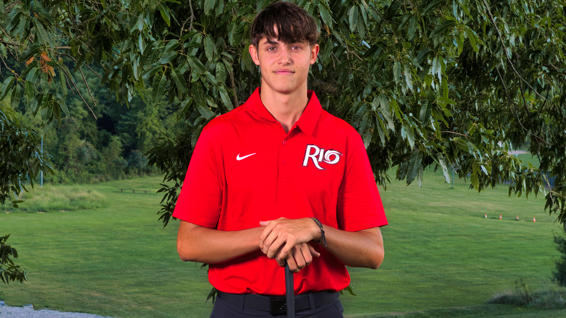 Rio Grande's Eliseo Martinez tied for sixth place to lead the RedStorm "B" team toward a sixth place finish in the Ohio Christian University Fall Invitational, which wrapped up on Tuesday at the Pickaway Country Club in Circleville, Ohio.