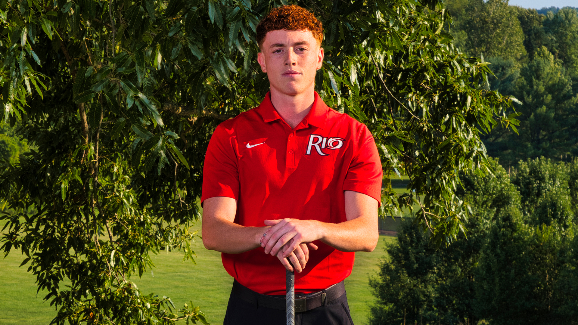 Rio Grande's Rodrigo Portilla had the RedStorm's top finish, tying for third place after Tuesday's final round of the River States Conference Men's Golf Fall Preview at the Glade Springs Resort in Daniels, W.Va.