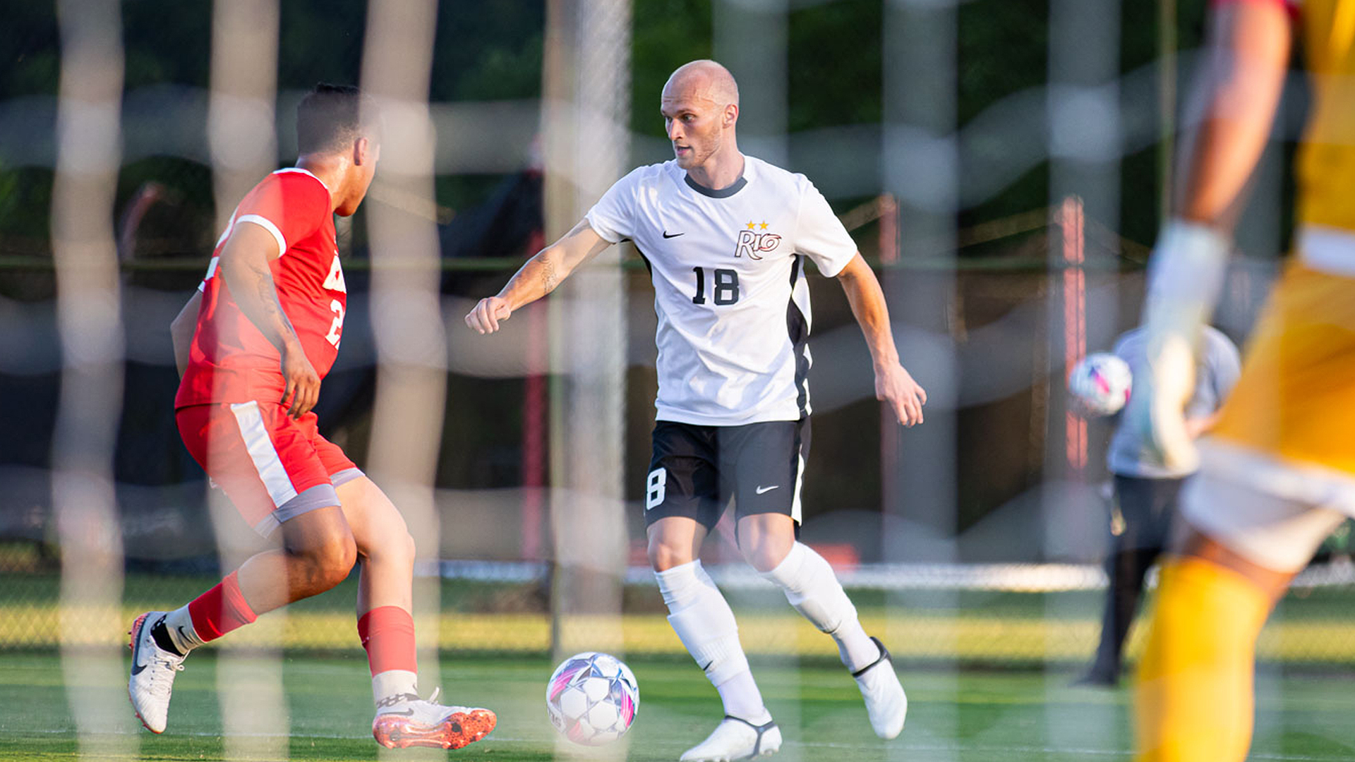 David Palade scored on a penalty kick late in the second half to account for Rio Grande's lone goal in a 2-1 loss to Bethel (Ind.) on Monday in Peachtree City, Ga.