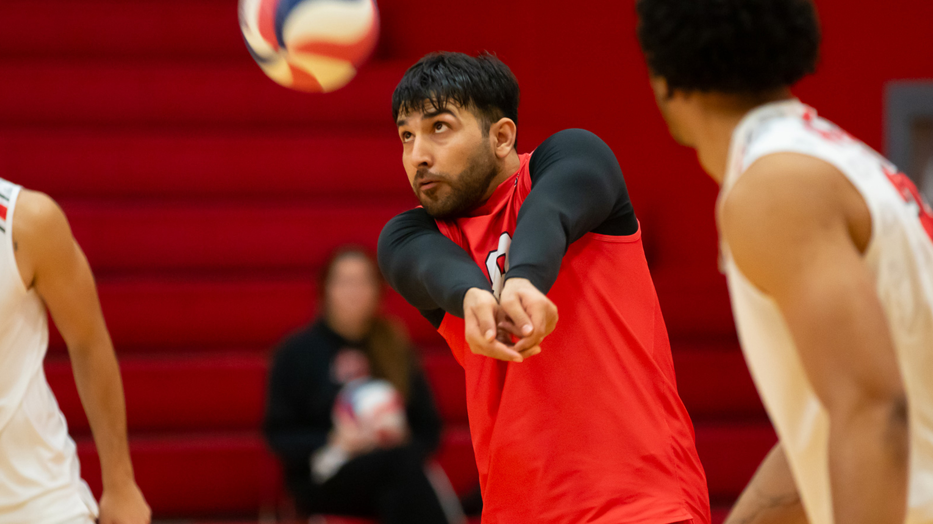 Rio Grande's Maaz Khan was named River States Conference Men's Volleyball Defender of the Week on Monday.