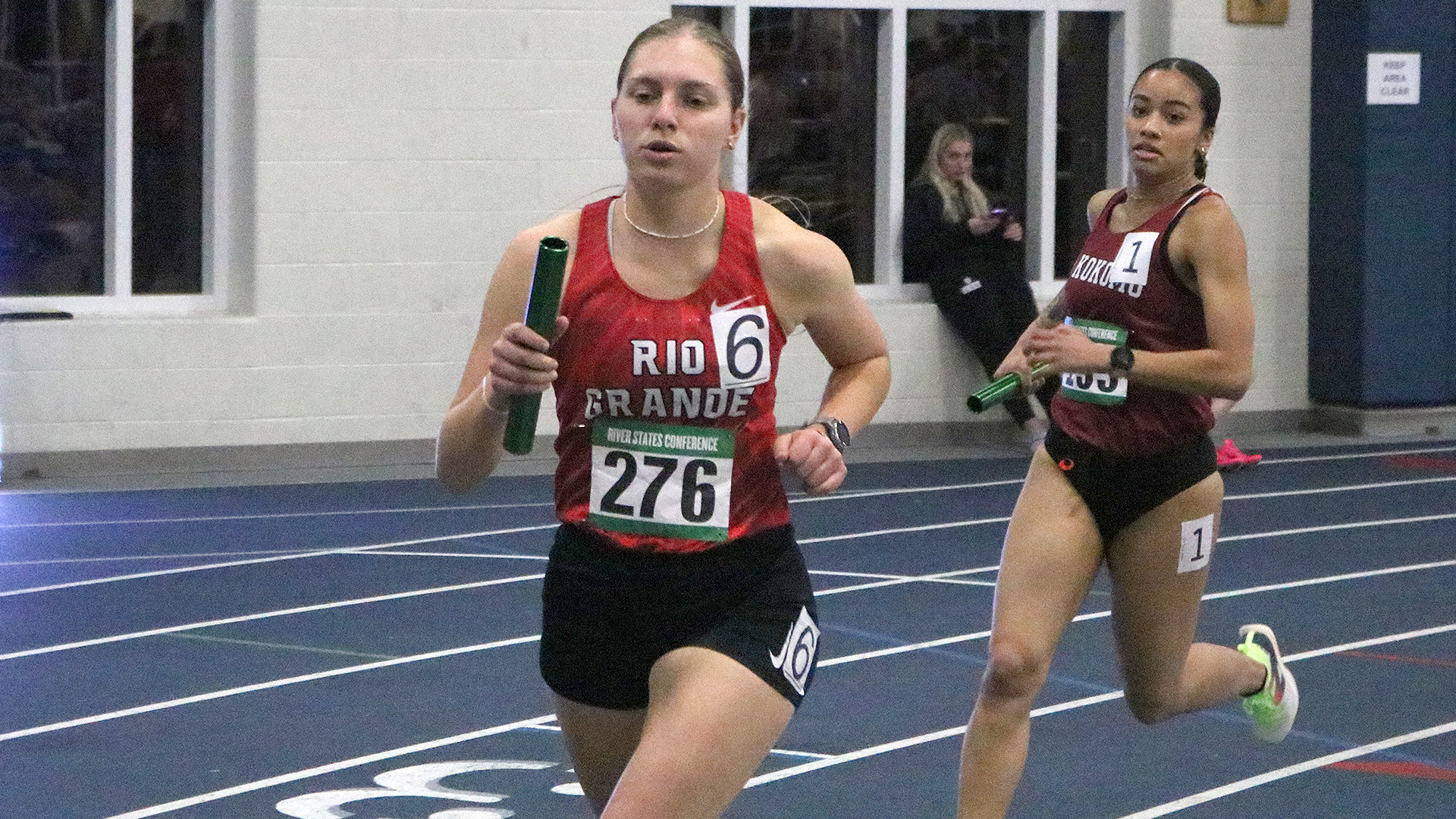 Rio Grande's Grace Forrest was named River States Conference Female Track Athlete of the Week on Monday.